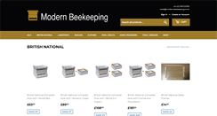 Desktop Screenshot of modernbeekeeping.co.uk